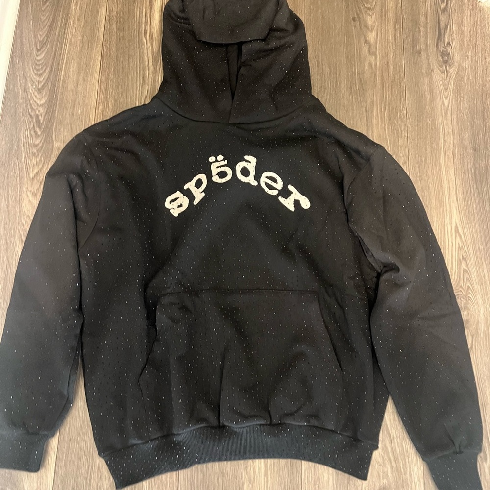 Spöder Black Men's Hoodie